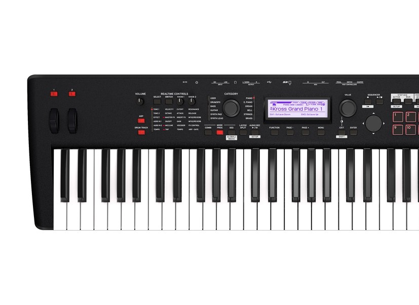 Korg Kross 2 61 Key Synthesizer Workstation; Matt Black