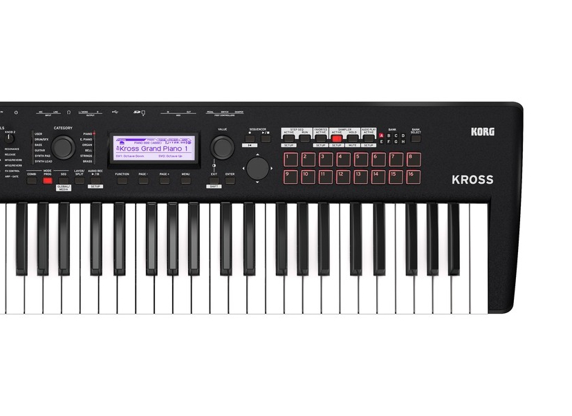 Korg Kross 2 61 Key Synthesizer Workstation; Matt Black