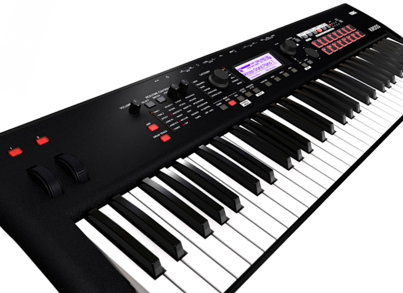 Korg Kross 2 61 Key Synthesizer Workstation; Matt Black