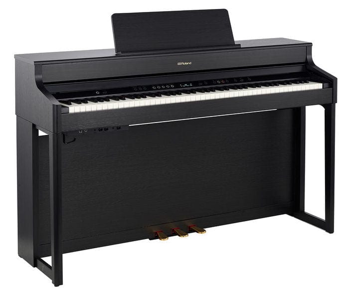 Roland HP702 Digital Piano; Charcoal Black