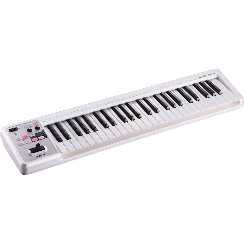 Roland A49 White Controller Keyboard | Bonners Music