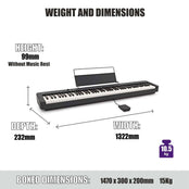 Casio CDP-S110 Digital Piano Value Package; White