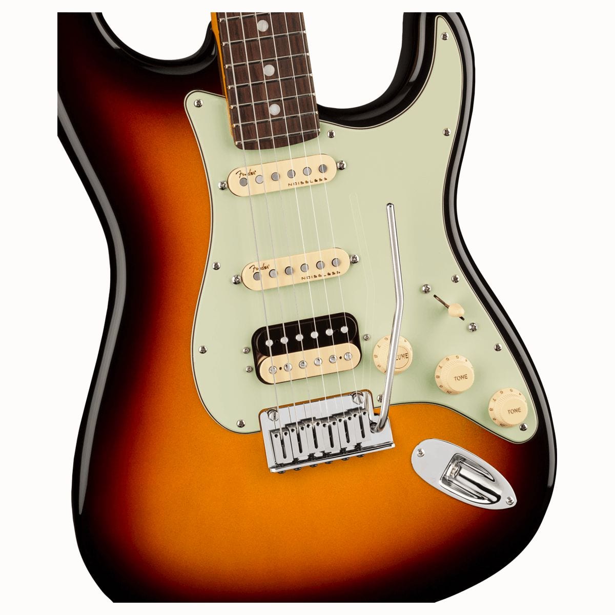 Fender American Ultra Strat HSS Rosewood Ultraburst Guitar