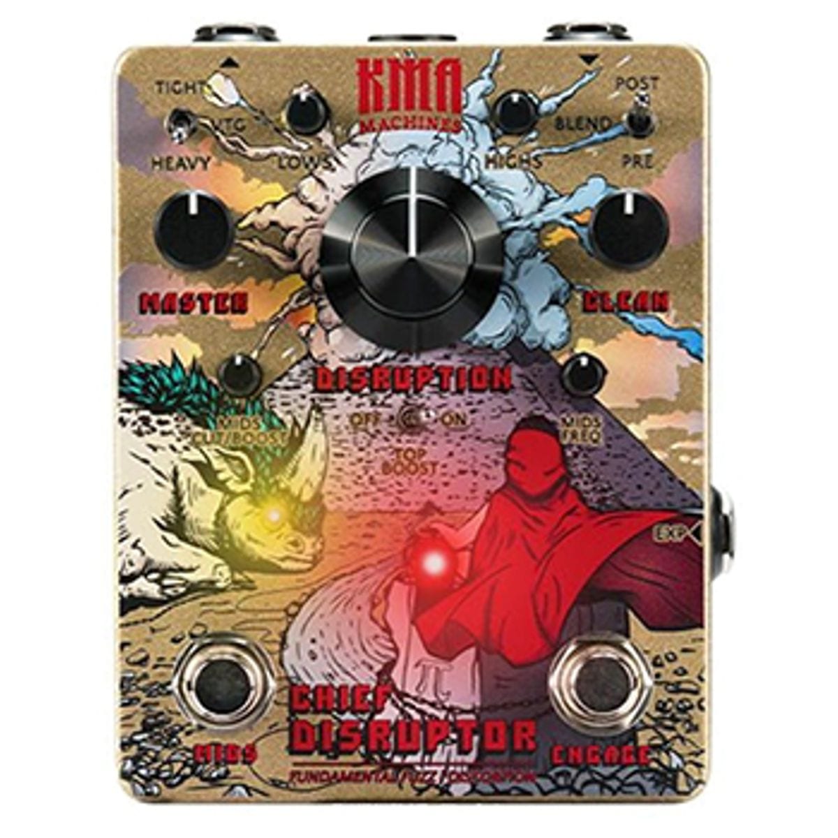 KMA Machines Chief Disruptor Fundamental Fuzz Distortion Guitar Pedal