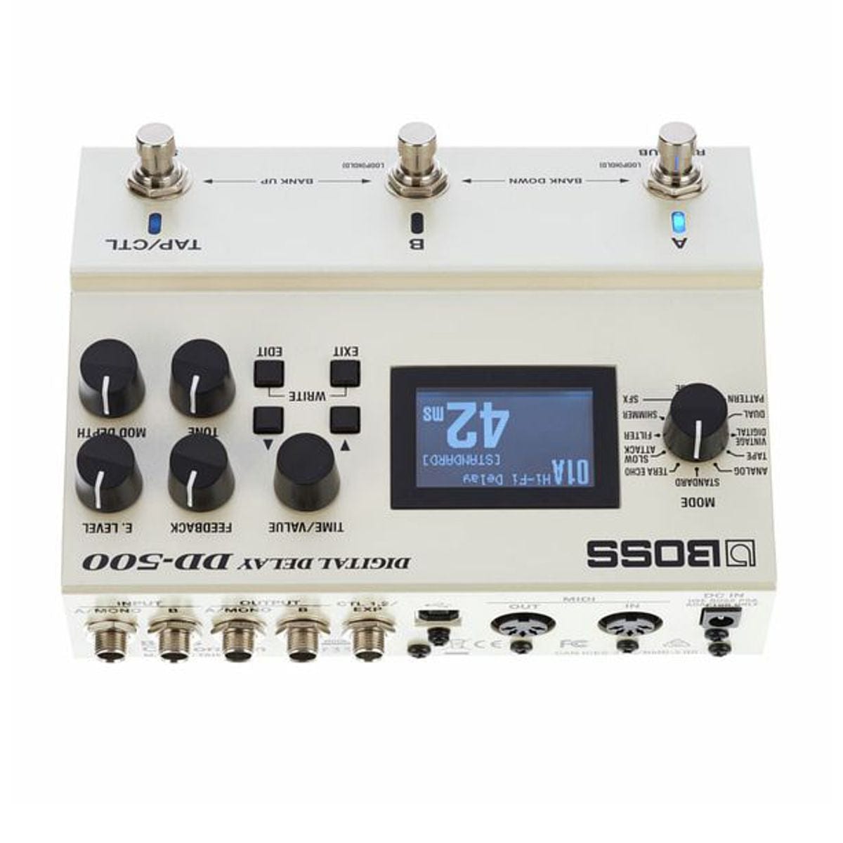 Boss DD500 Digital Delay Pedal