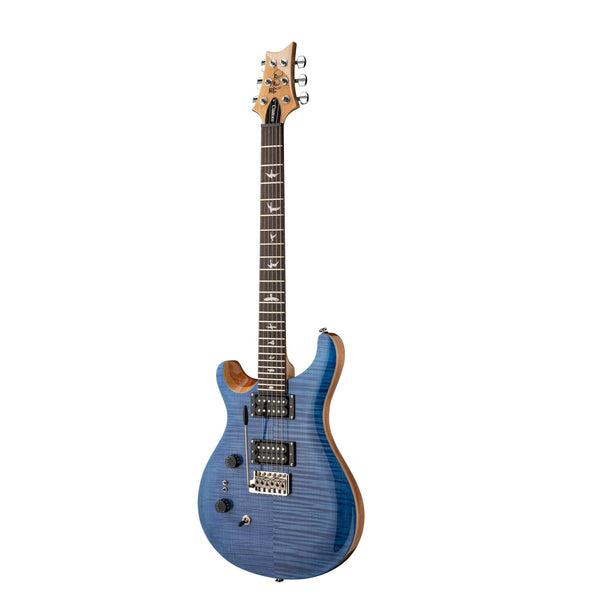 PRS SE CUSTOM 24 08 Left Hand Faded Blue Electric Guitar Bonners