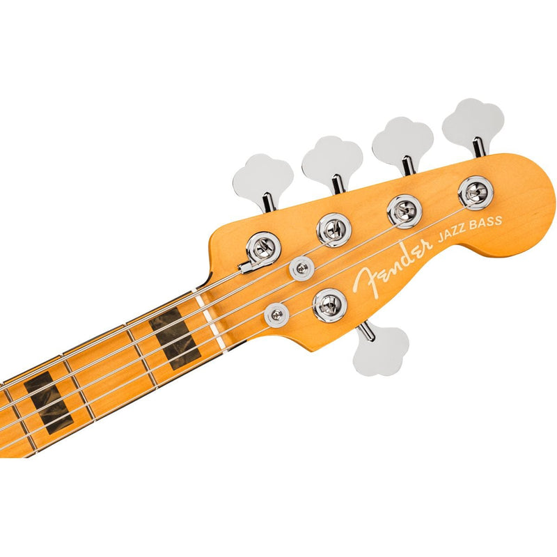 Fender American Ultra Jazz Bass V Maple Arctic Pearl | Bonners Music