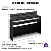 Yamaha YDP-S55 Black Digital Piano Value Package