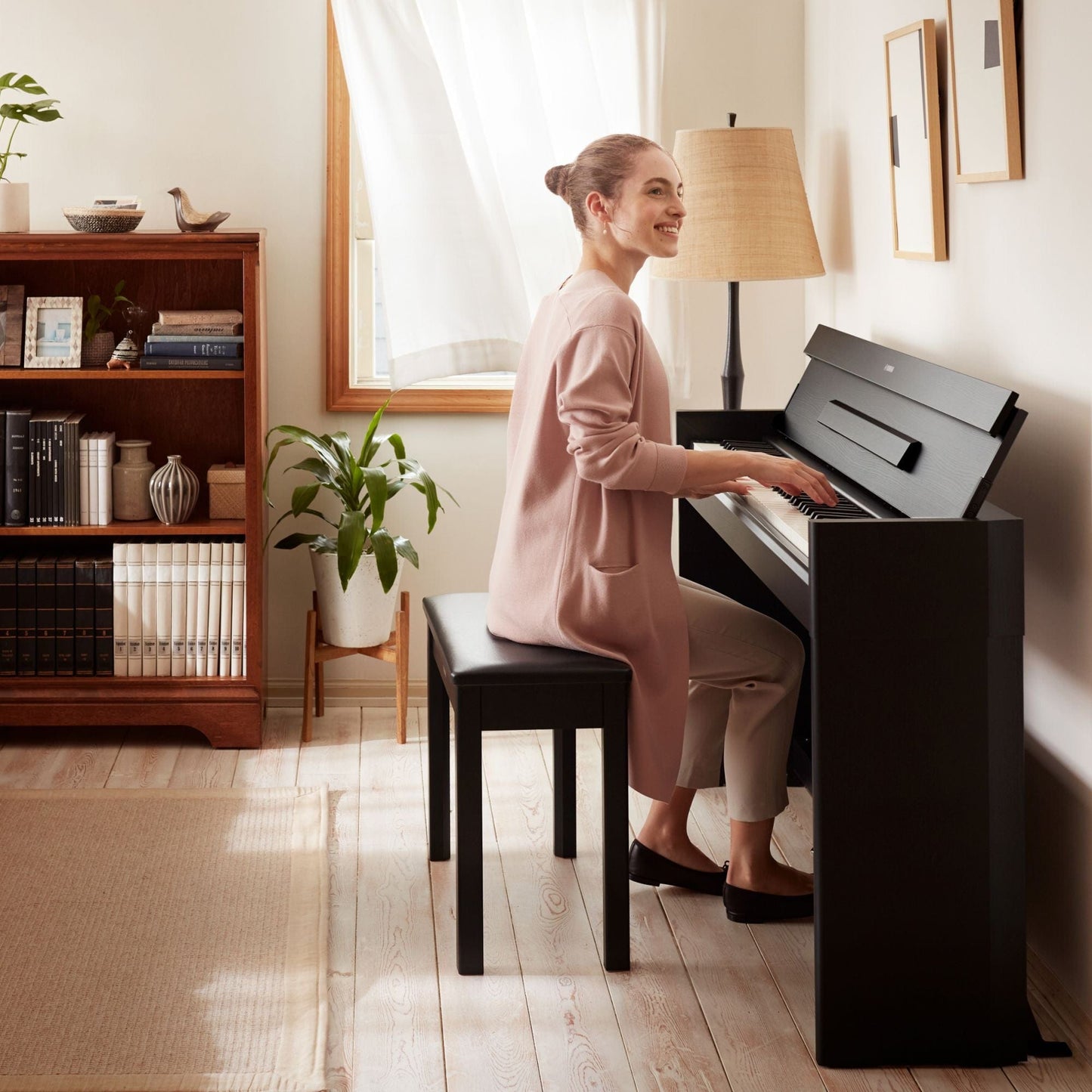 Yamaha YDP-S55 Arius Digital Piano; Black