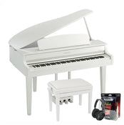 Yamaha CLP765GP Polished White Digital Piano Value Package