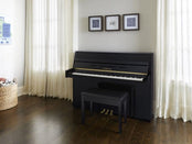 Yamaha B1 Upright Piano; Polished White