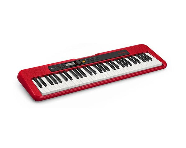 Casio CT-S200 61 Note Keyboard; Red | Bonners Music