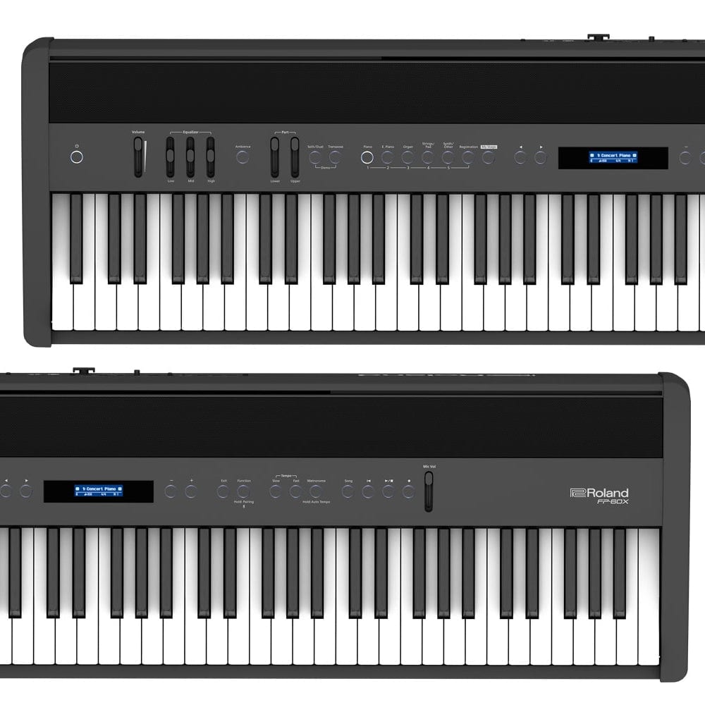 Roland FP60X Black Digital Piano Home Package | Bonners Music