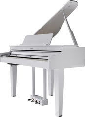 Roland GP6 Digital Grand Piano; Polished White Concert Package