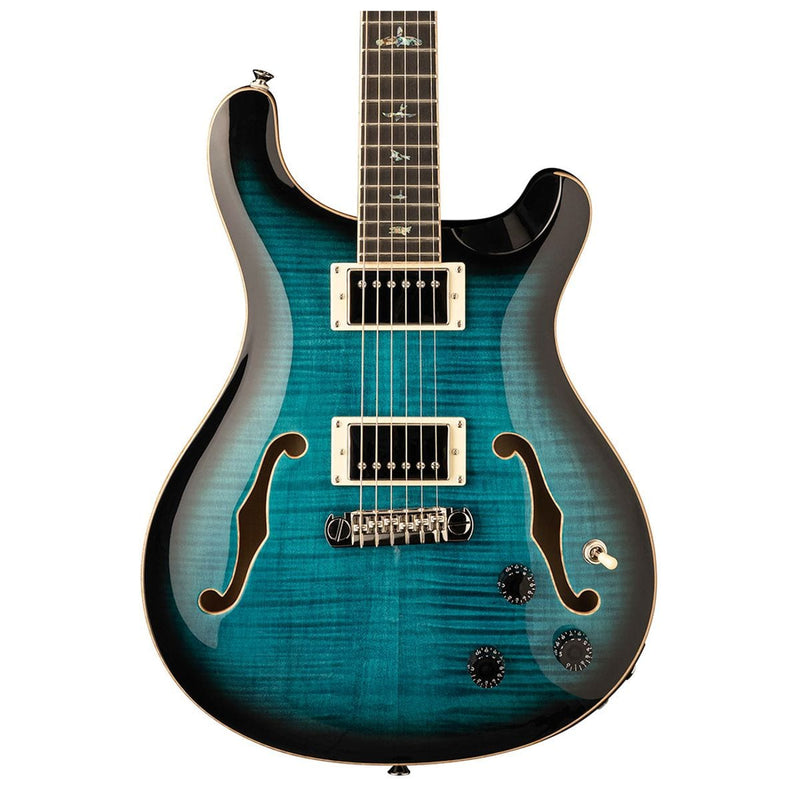 PRS SE Hollowbody II Piezo Peacock Blue Guitar Bonners Music