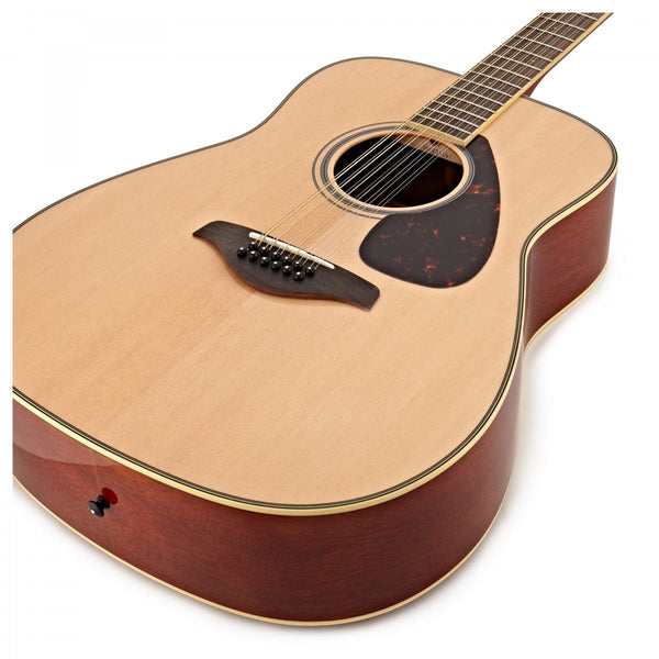 Yamaha FG820II 12 Acoustic 12 String Guitar Natural Bonners Music