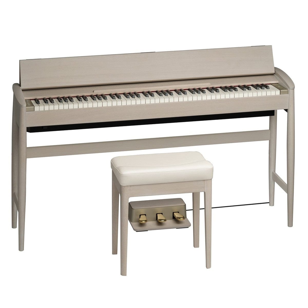 Roland Kiyola KF10 Artisan Digital Piano With Solid Wood Cabinet; Sheer White