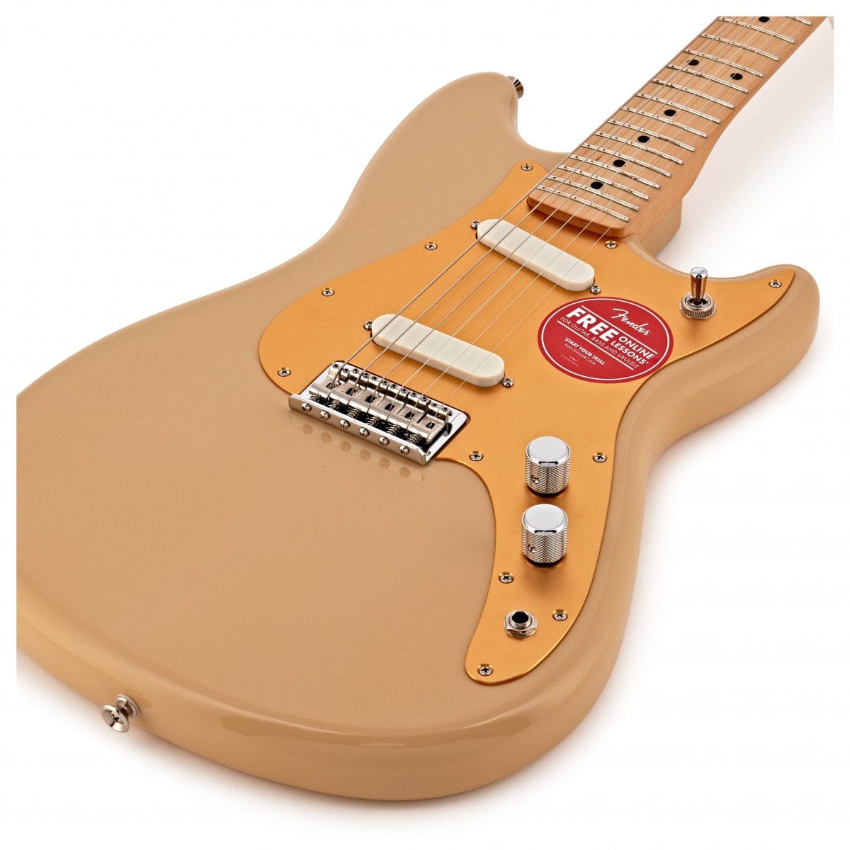 Fender エレキギター Player Duo Sonic?， Maple Fingerboard， Desert 