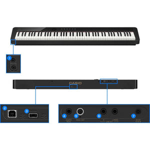 Casio px s1000 online midi