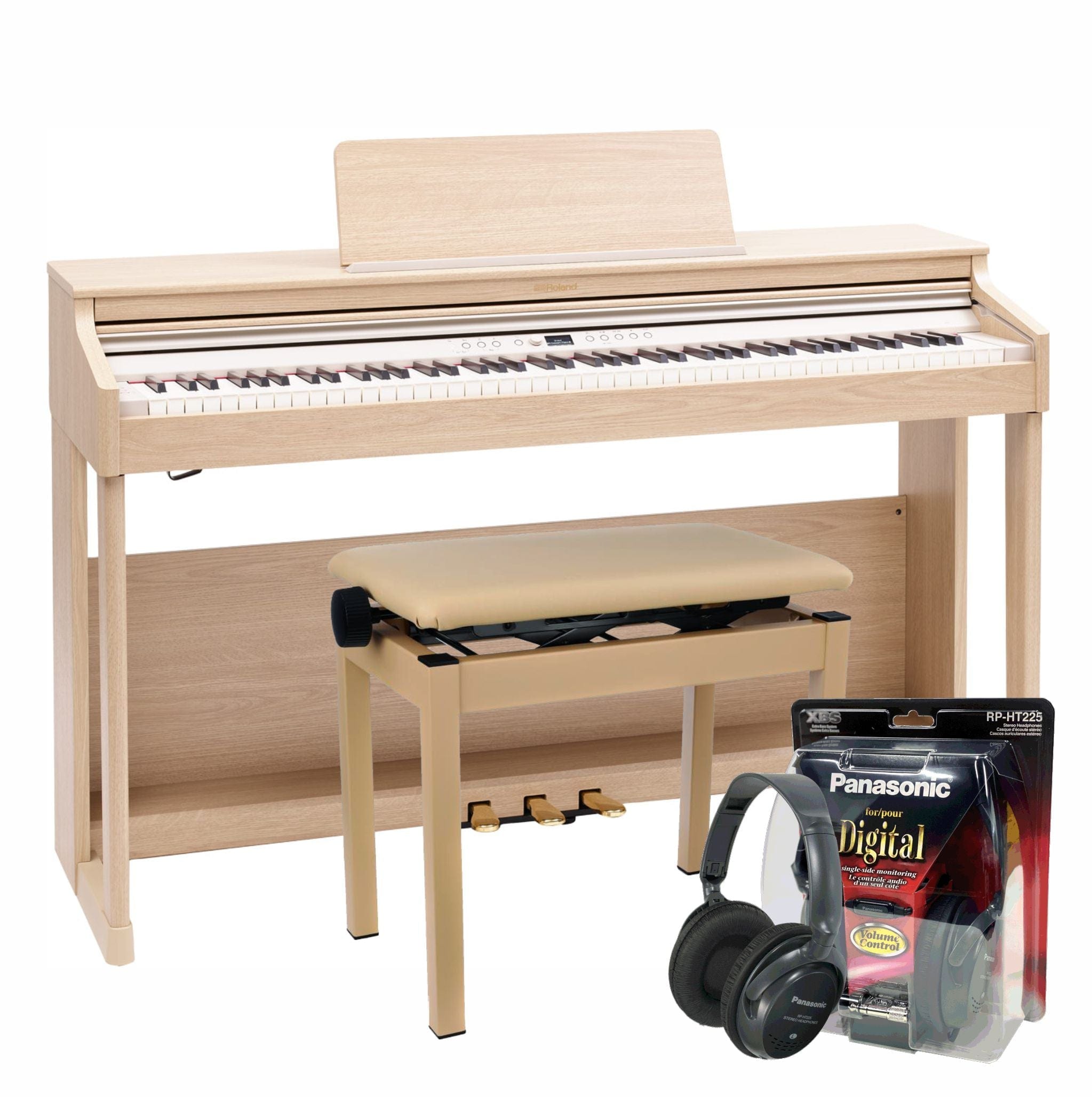 Light store oak piano