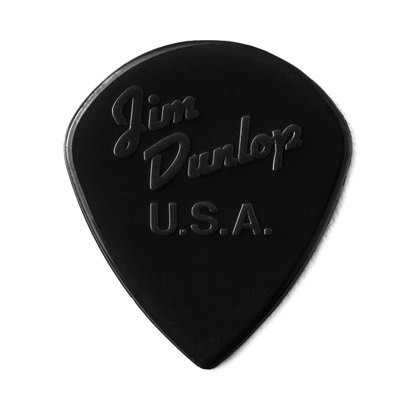 Jim Dunlop Nylon Jazz III Plectrums Black 1.38mm 6 Pack Bonners